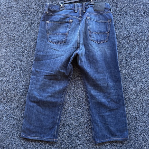 Lucky Brand Mens 38x30 Jeans 181 Relaxed Fit Straight Legged Blue Denim - Picture 2 of 8